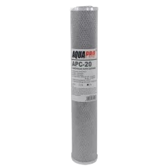  Cartouche Charbon Actif Bloc 20’’ – 5 µm – Charbon noix de coco – Série APC
