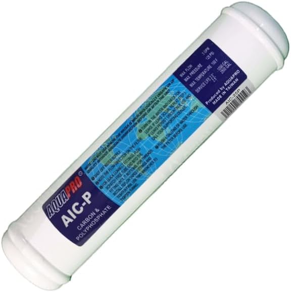 Cartouche en Ligne Charbon Actif et Calcaire Aquapro AIC-25PQ