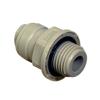 Raccord droit fileté 1/2&#8243; BSP avec joint – Tube 3/8&#8243; push&#8209;fit | Réf. AMCB0607