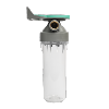 Boîtier 2P ECO 9" ¾ bol PET transparent ¾ - ¾"