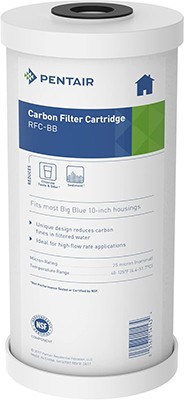 Filtre RCF-BB Pentair – Charbon actif GAC – Flux radial – Big Blue 10’’