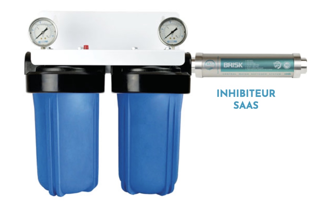 YDROKALK SAAS 10’’ KDF – Filtration Big Blue + Inhibiteur anti-calcaire écologique