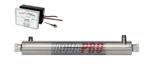 Stérilisateur UV PR&#8209;UV&#8209;6GPM&#8209;HTM1 – 20&#8239;W – Avec Moniteur d’Intensité