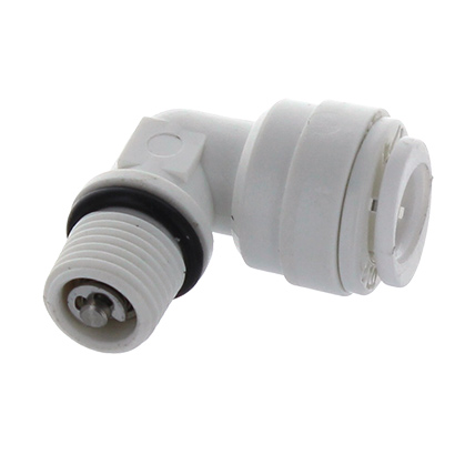 Check Valve Coudée 1/8" Fileté – Tube 1/4" – Réf. PR-BVST-JG