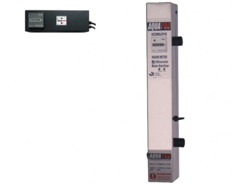 Stérilisateur UV vertical 6 GPM – 1362 L/h – 24 W – AQUAPRO