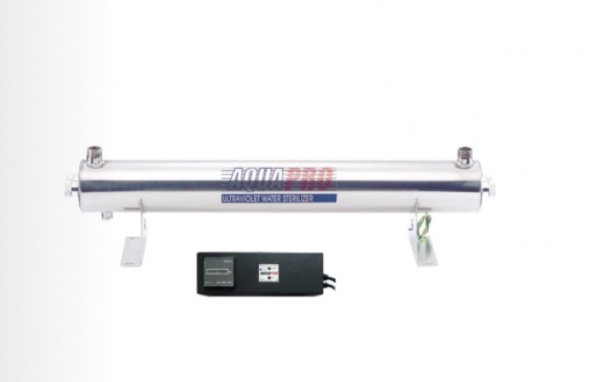 Stérilisateur UV Horizontal 24 GPM – 5450 L/h – 80 W – Inox 304