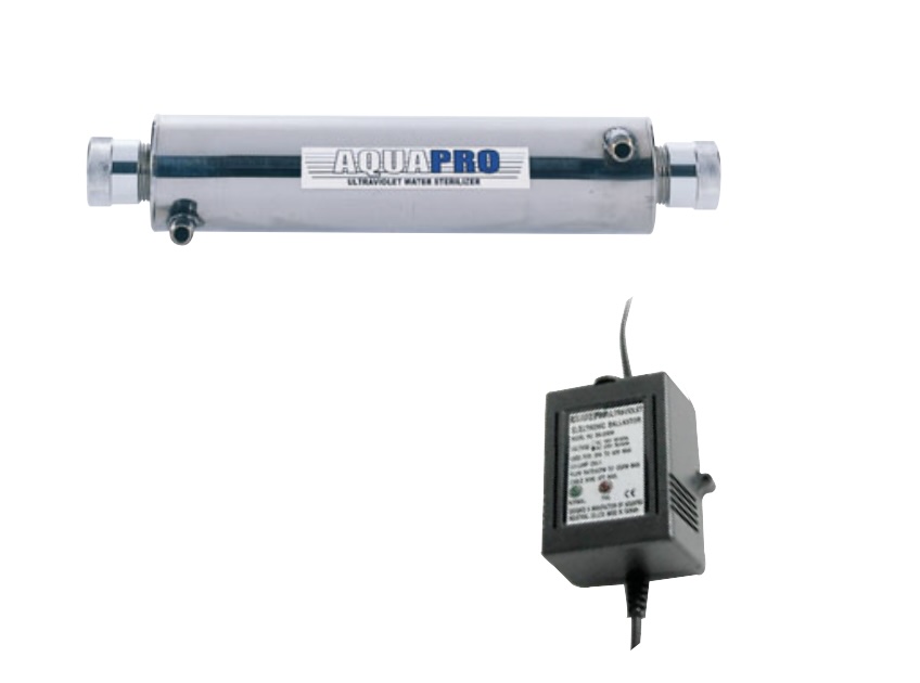 Stérilisateur UV PR-UV-1GPM – Ensemble complet 14 W – Débit 1 GPM