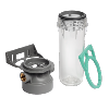 Boîtier 2P ECO 9" ¾ bol PET transparent ¾ - ¾"